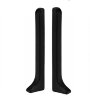 Комплект заглушек (левая+правая) для напольного плинтуса Effector Q63 черный