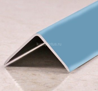 Заказать Алюминиевый уголок 20х20 мм PV63-32 голубой Ral 5024 2,7 м 