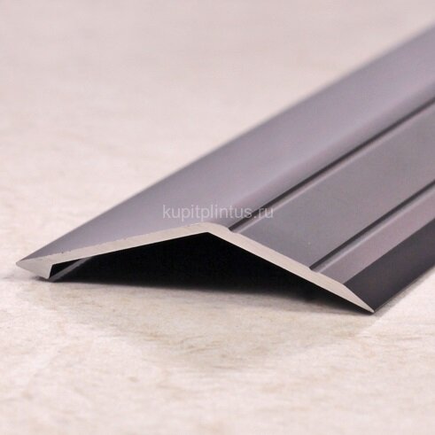 Заказать Порог разноуровневый из алюминия ПО-45х15 серебро матовое 2,7 м Заказать Порог разноуровневый из алюминия ПО-45х15 серебро матовое 2,7 м