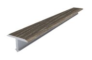Алюминиевый Т-профиль 33 мм MP 84 20-Дуб мореный 2,7 м Алюминиевый Т-профиль 33 мм MP 84 20-Дуб мореный 2,7 м