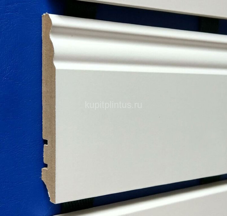 Заказать Плинтус МДФ белый 100 Hannahholz KW 100303 2,4 м Заказать Плинтус МДФ белый 100 Hannahholz KW 100303 2,4 м