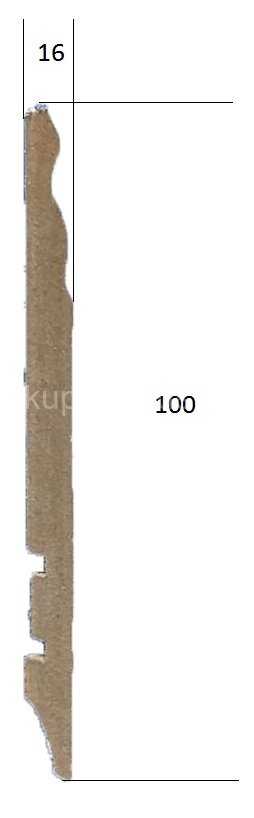 Заказать Плинтус МДФ белый 100 Hannahholz KW 100303 2,4 м Заказать Плинтус МДФ белый 100 Hannahholz KW 100303 2,4 м