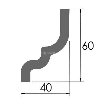 Заказать Карниз NMC Nomastyl DR 60х40 2 м 