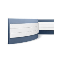 Декоративная панель гибкая Orac Decor 3D WX205F белый полиуретан 200x25x1.3 см Декоративная панель гибкая Orac Decor 3D WX205F белый полиуретан 200x25x1.3 см