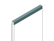 Молдинг 12х12 мм HiWood D12V1 BU27 цвет под дерево из фитополимера 2.7м