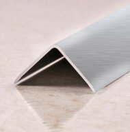 Уголок отделочный алюминиевый ПН-20х20 Серебро матовое 2,7 м Уголок отделочный алюминиевый ПН-20х20 Серебро матовое 2,7 м