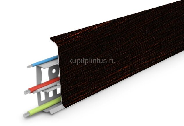 Заказать Плинтус напольный пластиковый 55 мм Идеал Деконика Д-П55 303 венге темный 2,2 м Заказать Плинтус напольный пластиковый 55 мм Идеал Деконика Д-П55 303 венге темный 2,2 м