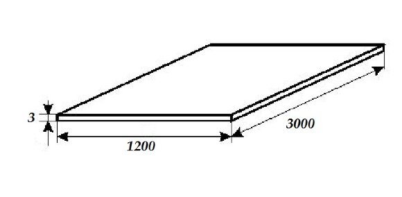 Заказать Лист из алюминия Квинтет АМГ2НР 1200х3000х3 мм 