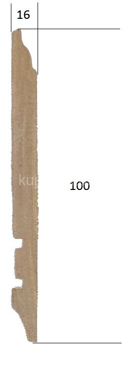 Заказать Плинтус МДФ белый 100 Hannahholz KW 100301 2,4 м Заказать Плинтус МДФ белый 100 Hannahholz KW 100301 2,4 м