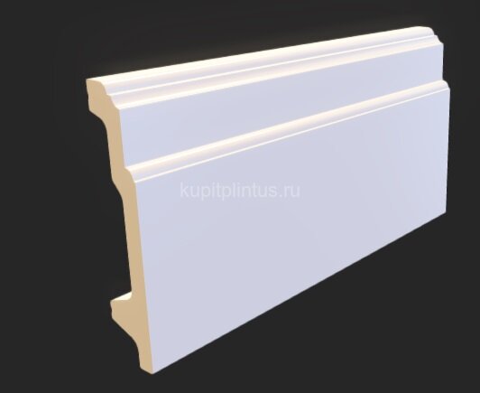 Заказать Напольный плинтус 103х22 мм Hiwood B100V1 из полистирола 2 м 