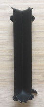 Уголок внутренний для напольного плинтуса Мега-Трейд ЛП-60ув Чёрный