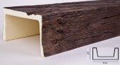 Декоративная балка из полиуретана 95х190 мм Уникс Славянский стиль СС3 Темный дуб 3 м Декоративная балка из полиуретана 95х190 мм Уникс Славянский стиль СС3 Темный дуб 3 м