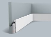Плинтус с кабель-каналом Orac Decor Duropolymer SX171 2 м
