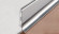 Заказать Напольный плинтус алюминиевый самоклеящийся ПТ-100 S (самокл) алюминий серебро 3 м 