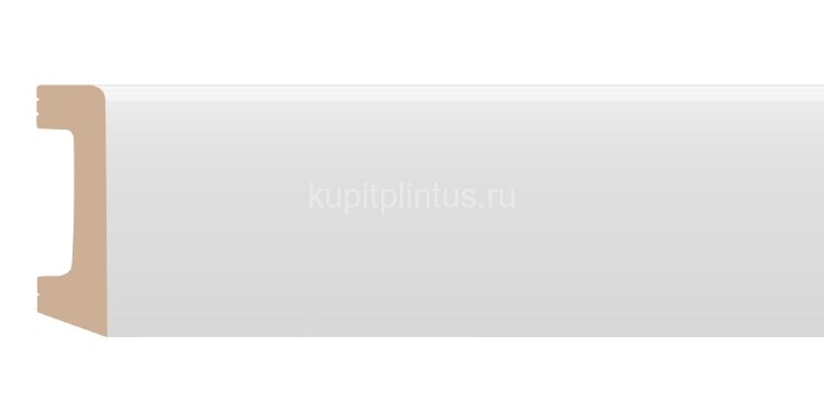 Заказать Плинтус напольный Decomaster D234/15 белый под покраску 58х16х2000 мм 