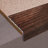 Заказать Порог угловой алюминиевый Д16 КД Орех (декорированный) 2,7 м Заказать Порог угловой алюминиевый Д16 КД Орех (декорированный) 2,7 м