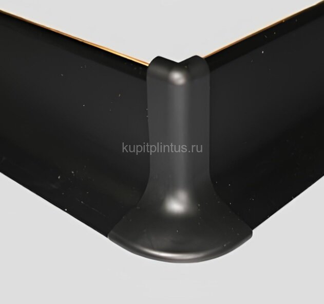 Заказать Комплект уголков внешних (2 шт.) для напольного плинтуса Effector Q63 черный 