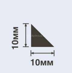 Заказать Молдинг 10х10 мм Hiwood TR10 белый полистирол 2 м 