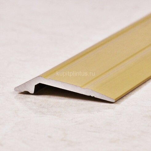 Заказать Порог разноуровневый из алюминия ПО-32х10 золото матовое 2,7 м 