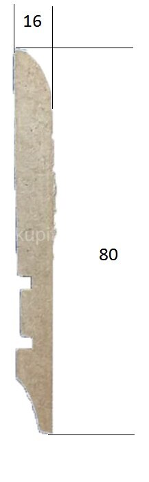 Заказать Плинтус МДФ белый 80 Hannahholz KW 81403 2,4 м Заказать Плинтус МДФ белый 80 Hannahholz KW 81403 2,4 м