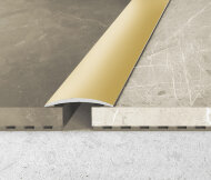 Алюминиевый порог одноуровневый 40 мм Effector A 13-00 Золото 2,7 м