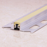 Алюминиевый компенсационный профиль с резиновой вставкой ПО-114 Бежевый 2,7 м Алюминиевый компенсационный профиль с резиновой вставкой ПО-114 Бежевый 2,7 м