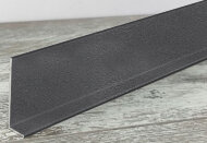 Алюминиевый плинтус теневой под гипсокартон ПБ-70х14 графит муар 3м Алюминиевый плинтус теневой под гипсокартон ПБ-70х14 графит муар 3м