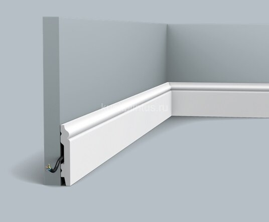 Заказать Плинтус с кабель-каналом гибкий Orac Decor Duropolymer Flex SX165F 2 м Заказать Плинтус с кабель-каналом гибкий Orac Decor Duropolymer Flex SX165F 2 м