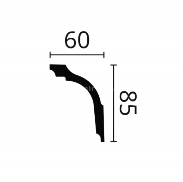 Заказать Потолочный плинтус NMC Nomastyl GL белый 85х60 мм 2 м Заказать Потолочный плинтус NMC Nomastyl GL белый 85х60 мм 2 м