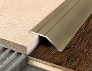 Порог разноуровневый из алюминия С1 Бронза РЕ (анодированный) 2,7 м Порог разноуровневый из алюминия С1 Бронза РЕ (анодированный) 2,7 м