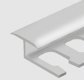 Алюминиевый профиль Т-образный гибкий 16 мм PV42-00 натуральный 2,7 м