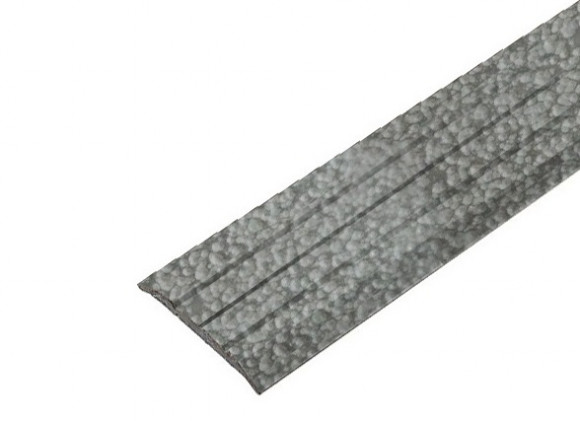 Заказать Порог алюминиевый порошковая эмаль А1 Серый мрамор КР 2,7 м 