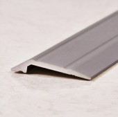 Порог разноуровневый из алюминия ПО-32х10 серебро матовое 2,7 м
