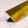 Профиль Т-образный из алюминия ПТ-26 золото глянцевое 2,7 м