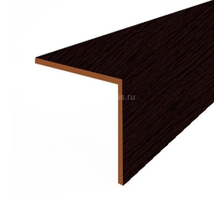 Заказать Уголок ПВХ двухсторонний IDEAL У20 отделочный 302 Венге черный 2,7 м 
