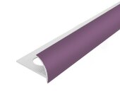 Внешний профиль ПВХ для плитки 9 мм Cezar 135 Сиреневый 2,5 м