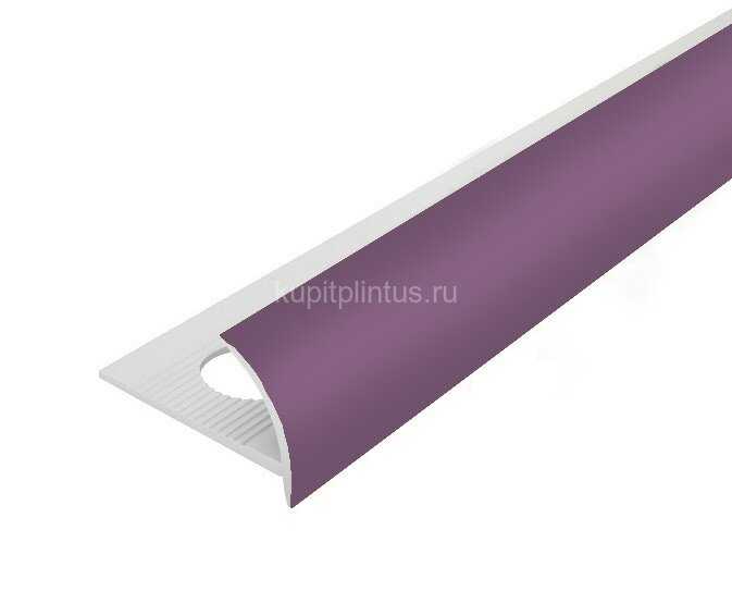 Заказать Внешний профиль ПВХ для плитки 9 мм Cezar 135 Сиреневый 2,5 м Заказать Внешний профиль ПВХ для плитки 9 мм Cezar 135 Сиреневый 2,5 м