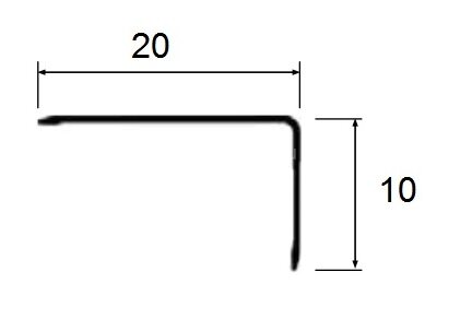 Заказать Угол защитный 10х20 мм алюминий PV62-04 Золото матовое 2,7 м Заказать Угол защитный 10х20 мм алюминий PV62-04 Золото матовое 2,7 м