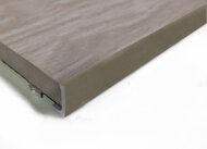 Гибкий алюминиевый профиль L-образный 12 мм PV06-08 Шампань матовая 2,7 м