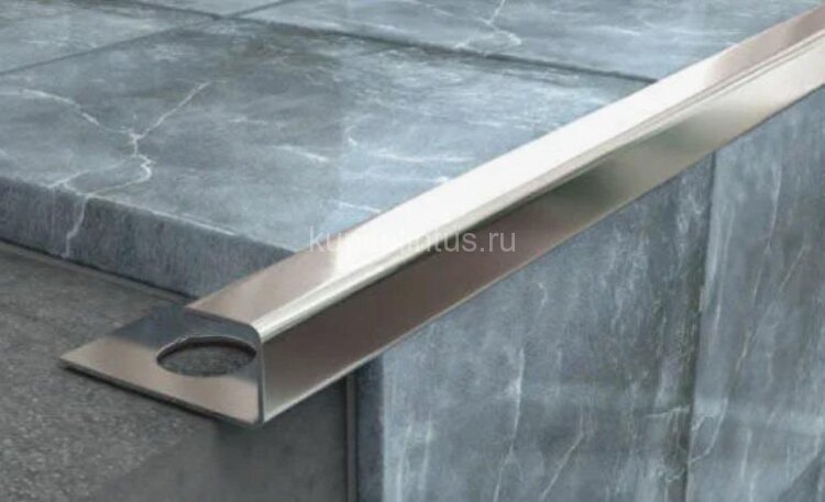 Заказать Стальной П-профиль окантовочный 8 мм ОК-8 полированный 2,7 м Заказать Стальной П-профиль окантовочный 8 мм ОК-8 полированный 2,7 м