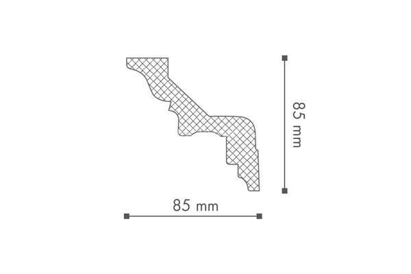 Заказать Карниз NMC Allegro AL1 85х85 2 м 