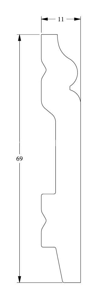 Заказать Плинтус с кабель-каналом Orac Decor Duropolymer SX165 2 м Заказать Плинтус с кабель-каналом Orac Decor Duropolymer SX165 2 м
