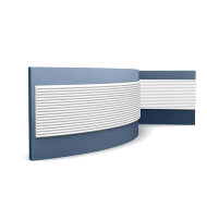 Декоративная панель гибкая Orac Decor 3D WX210F белый полиуретан 200x25.5x1.3 см Декоративная панель гибкая Orac Decor 3D WX210F белый полиуретан 200x25.5x1.3 см