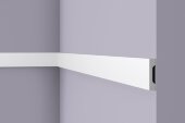 Напольный плинтус NMC Wallstyl FD10 белый 100х15 мм 2 м