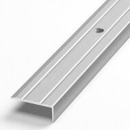 Порог угловой из алюминия Д1 Серебро НЕ (анодированный) 2,7 м Порог угловой из алюминия Д1 Серебро НЕ (анодированный) 2,7 м