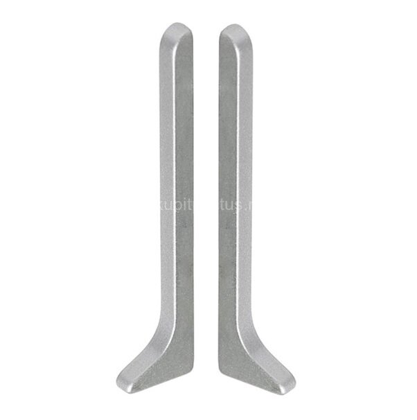 Заказать Комплект заглушек (левая+правая) для напольного плинтуса Effector Q63 серебро Заказать Комплект заглушек (левая+правая) для напольного плинтуса Effector Q63 серебро