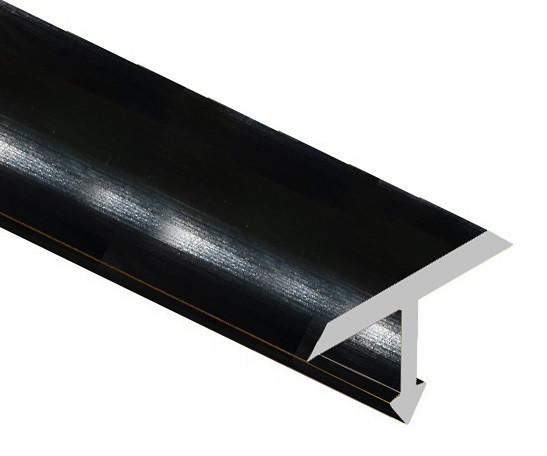Заказать Профиль Т-образный алюминий 26 мм (плоский) Gunsen PV39-19 черный блестящий 2,7 м 