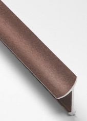 Профиль алюминиевый для плитки внутренний 10 мм Gunsen PV30-14 розовый матовый 2,7 м