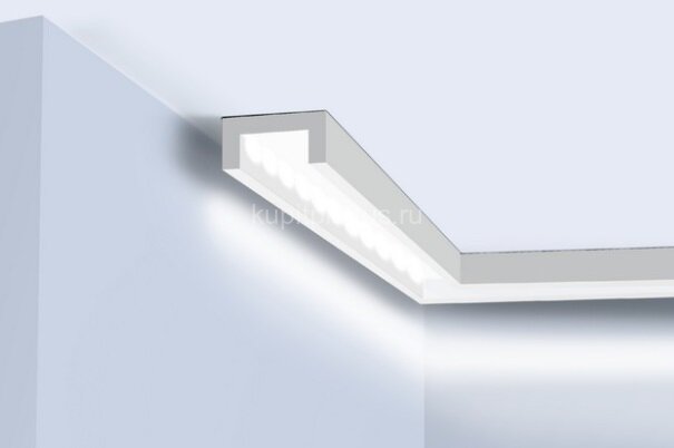 Заказать Профиль П-образный с подсветкой 20х10 мм Hiwood LB20 белый полистирол 2 м Заказать Профиль П-образный с подсветкой 20х10 мм Hiwood LB20 белый полистирол 2 м