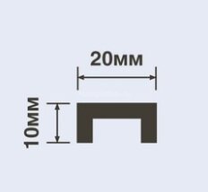 Заказать Профиль П-образный с подсветкой 20х10 мм Hiwood LB20 белый полистирол 2 м Заказать Профиль П-образный с подсветкой 20х10 мм Hiwood LB20 белый полистирол 2 м